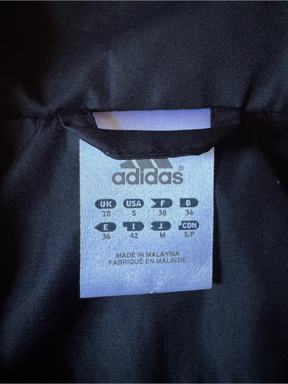 Women’s Adidas Black and Red Track Jacket - Picture 5 of 6